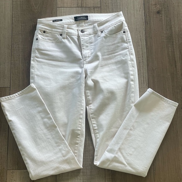 EUC Talbots Women's Slim Ankle Jeans size 2 - Sits At Waist in Natural White - Picture 3 of 11